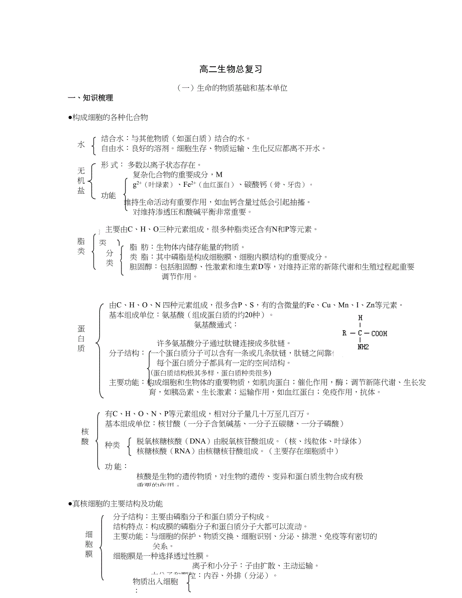 高二生物总复习1_第1页