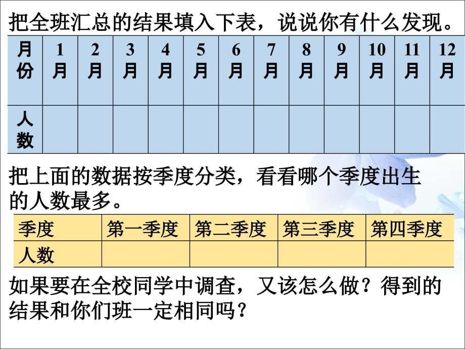 三年级下册数学课件数据的收集和整理二2苏教版_第5页