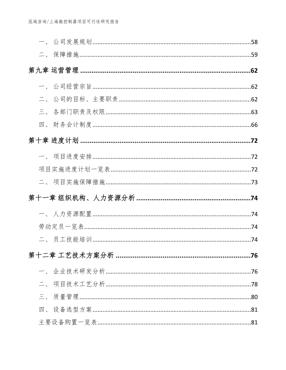 上海微控制器项目可行性研究报告【范文模板】_第3页