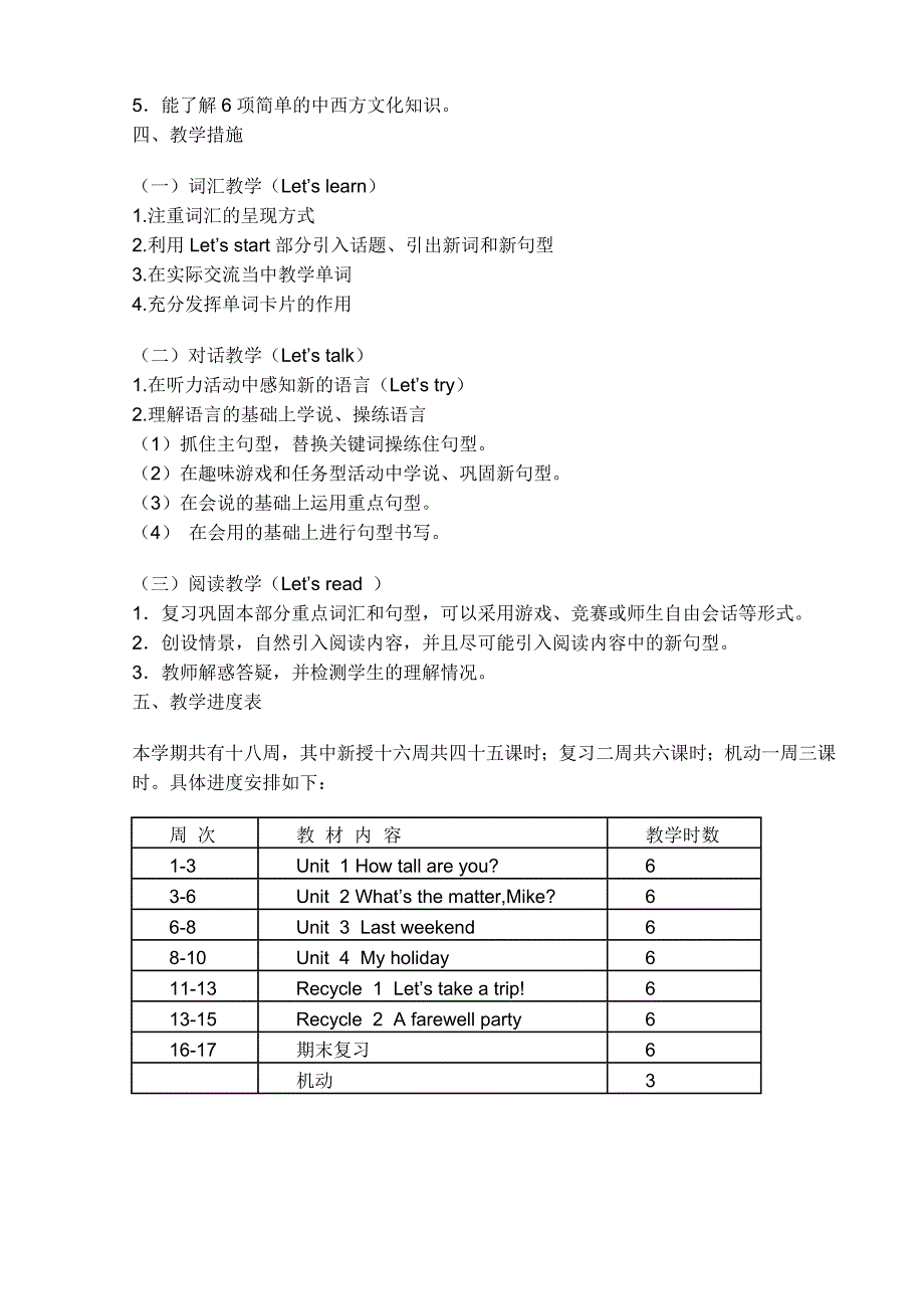 2015六年级英语下册教学计划_第2页