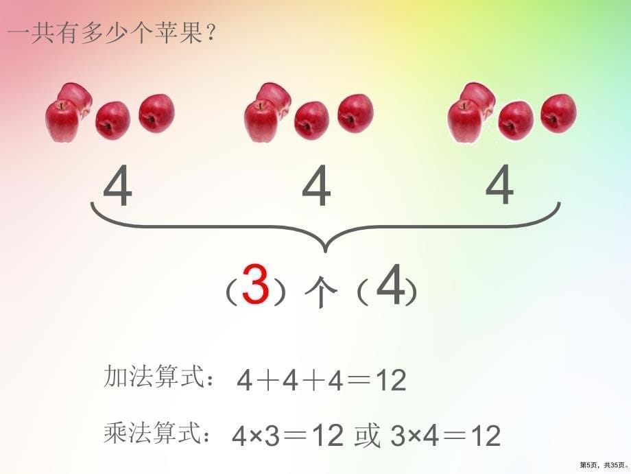 二年级上册表内乘法总复习课件(PPT 35页)_第5页