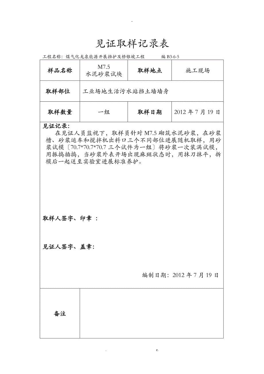 见证取样记录表_第5页