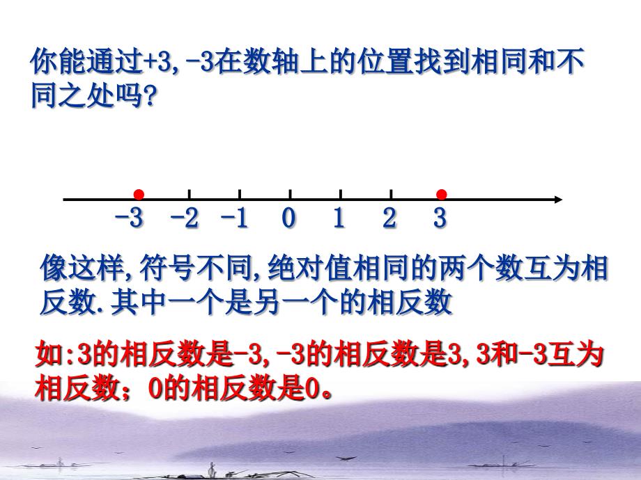 数学七年级上册苏教版第二单元有理数2.3绝对值与相反数3课件_第3页