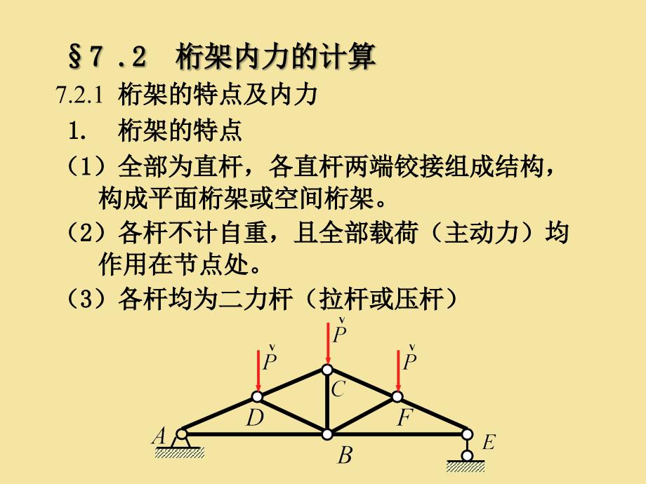 工学72桁架内力的计算_第2页