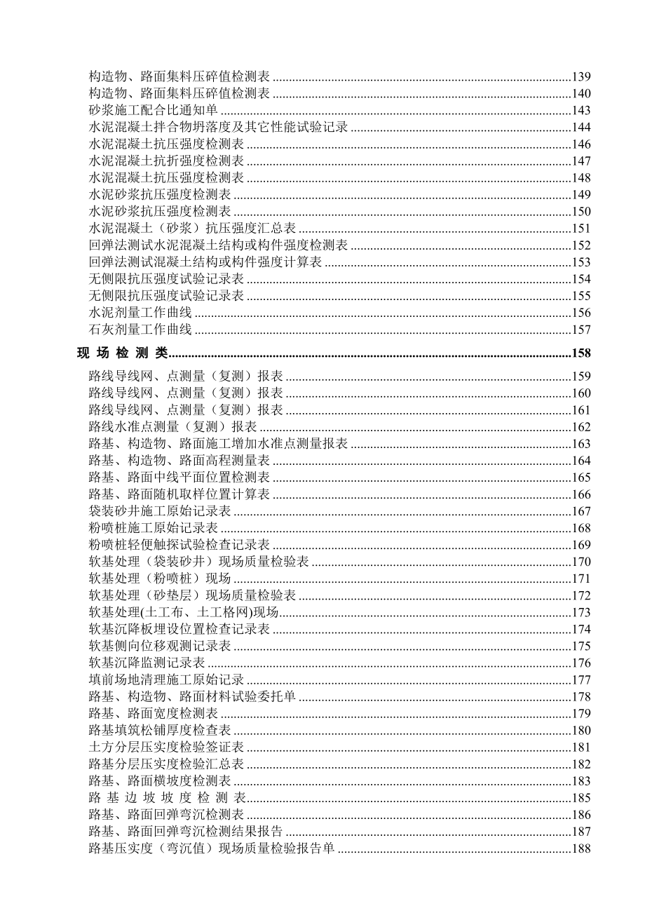 某道路工程案例资料范本--监理全套汇总表格_第4页