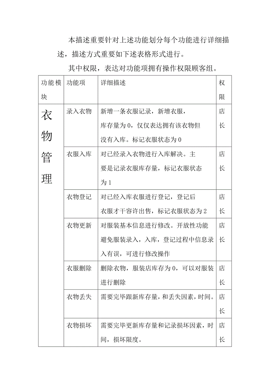 诚信服装店管理系统需求分析样本.doc_第4页