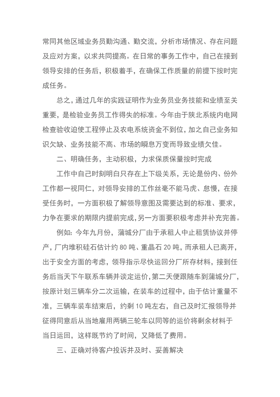 业务员年终总结3000字_第2页