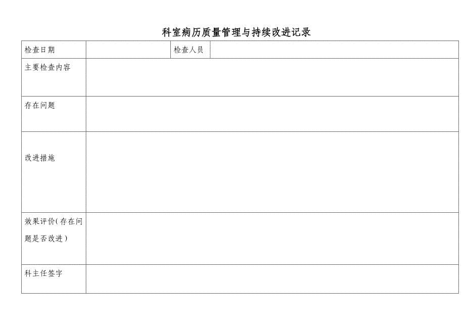 病历质量管理记录本_第5页