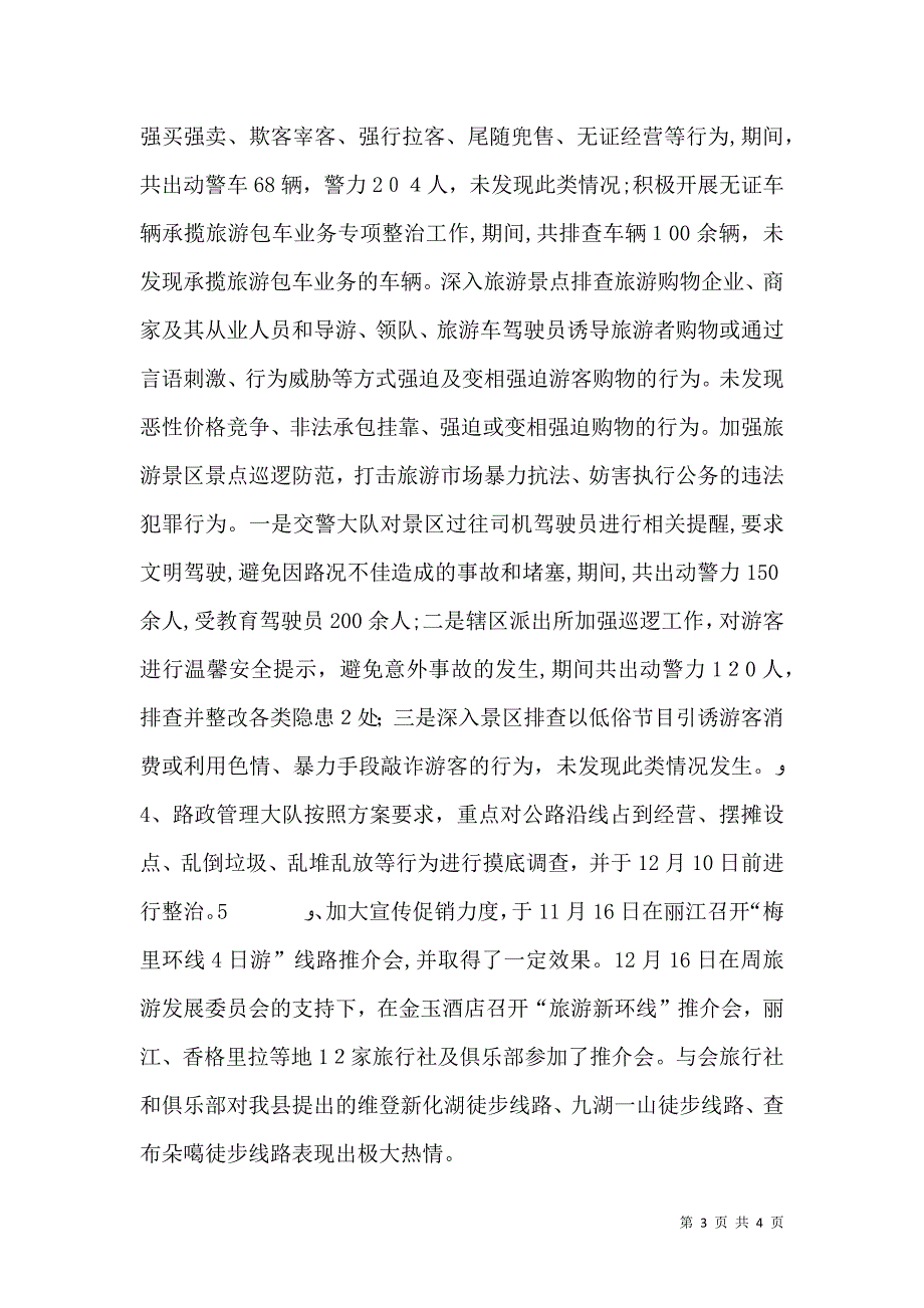 关于旅游环境综合整治情况_第3页