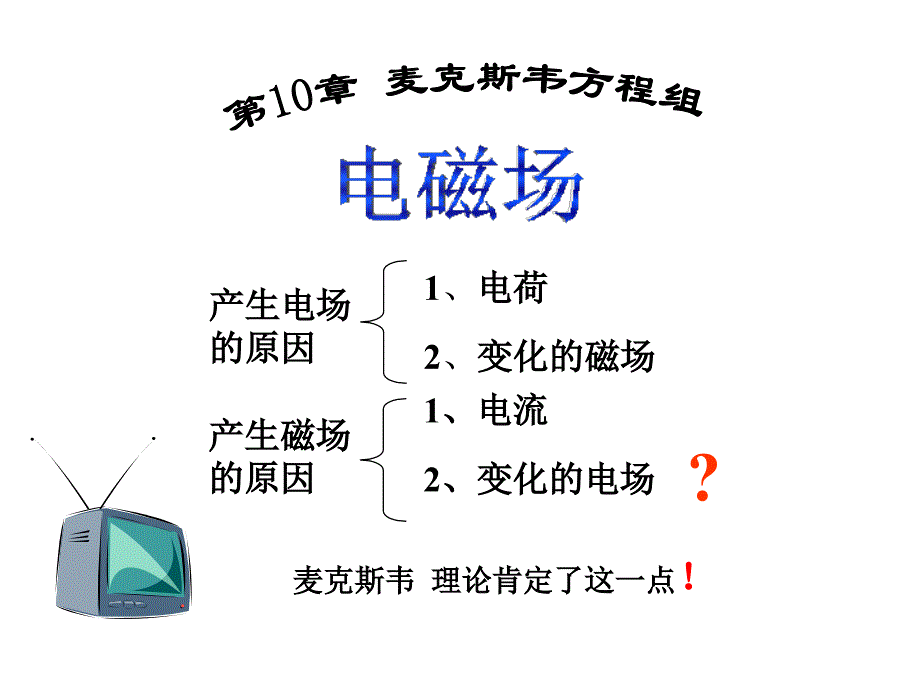 大学物理二第二篇第10章麦克斯韦方程组_第2页