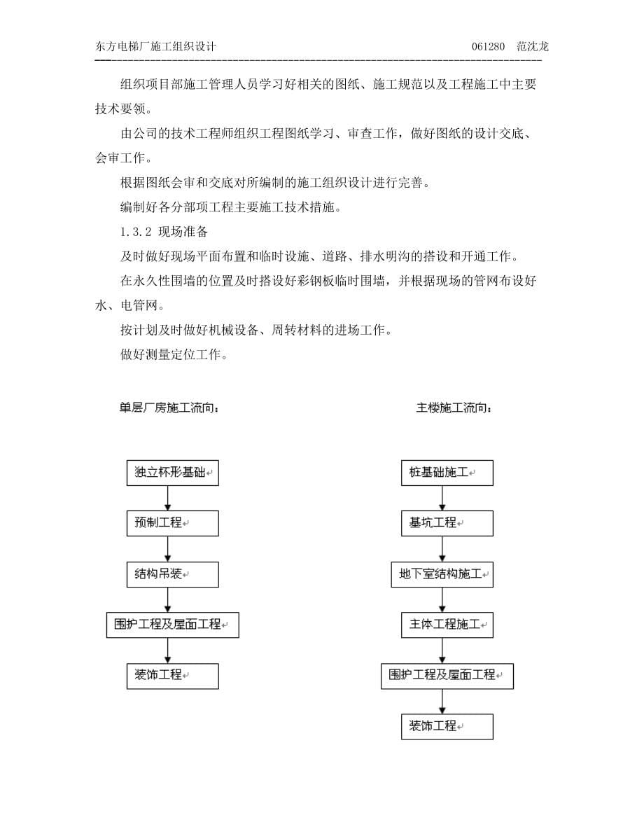 单层工业厂房施工组织设计_第5页