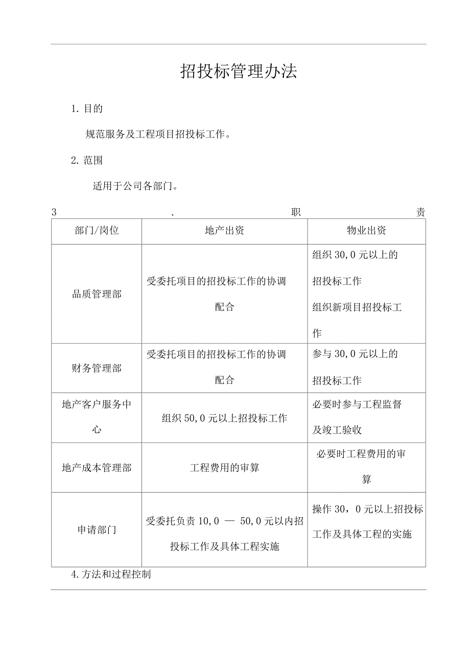 物业单位公司企业管理制度招投标管理办法.docx_第1页