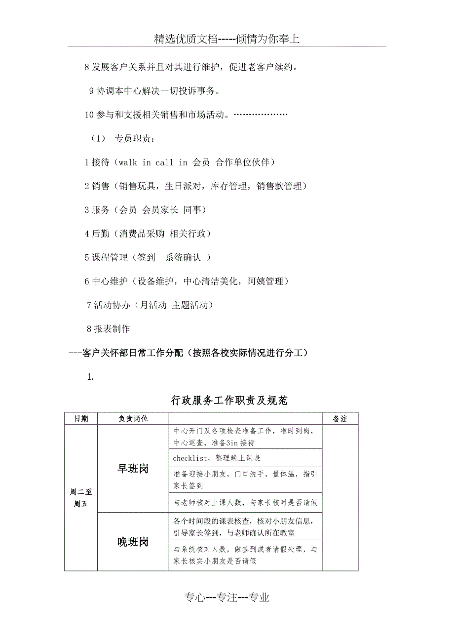 SA客户关怀部员工手册_第3页