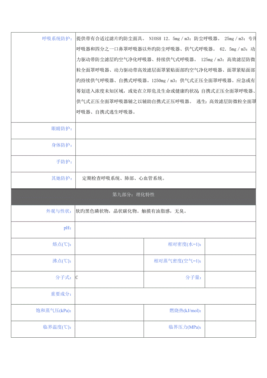 石墨粉安全重点技术专项说明书_第4页