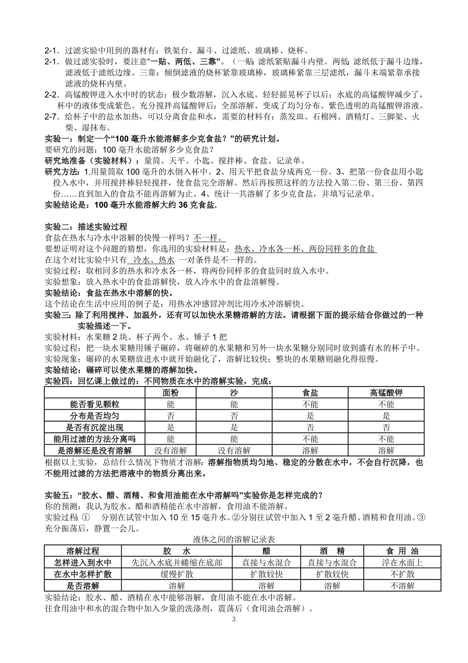 新教科版四年级科学上册一至四单元复习知识点归纳总结.doc_第3页