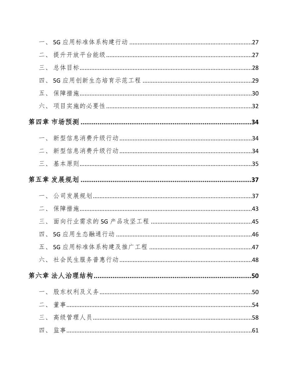 渝中区关于成立5G+智慧医疗公司可行性研究报告_第5页