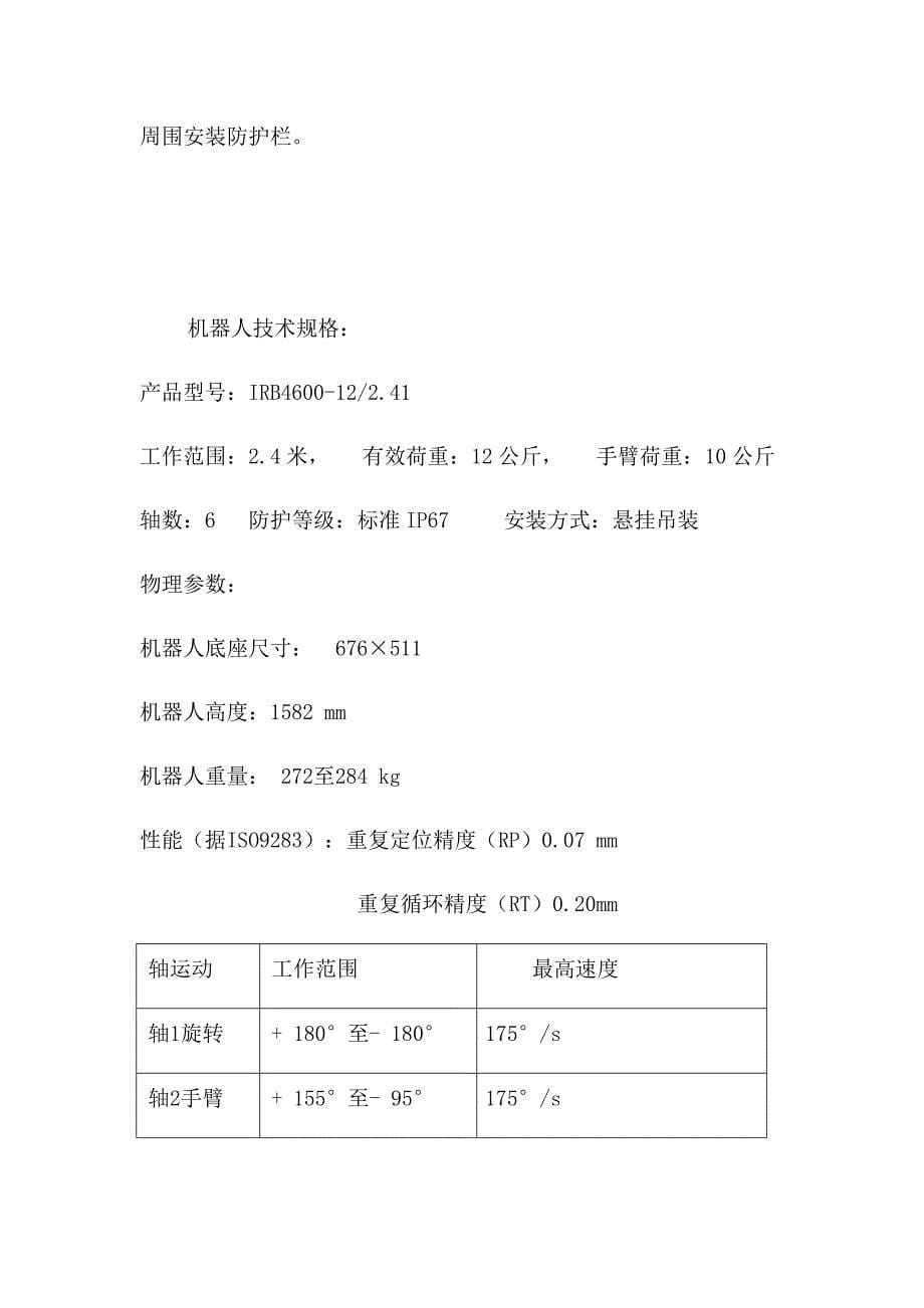 机器人自动喷涂设计方案_第5页