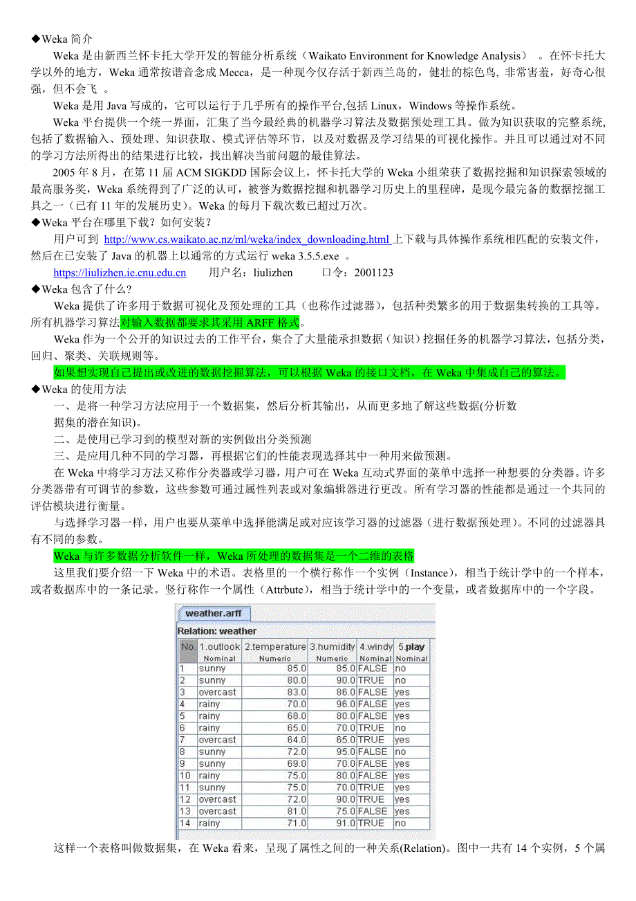 Weka平台使用方法 关联+分聚类.doc_第2页