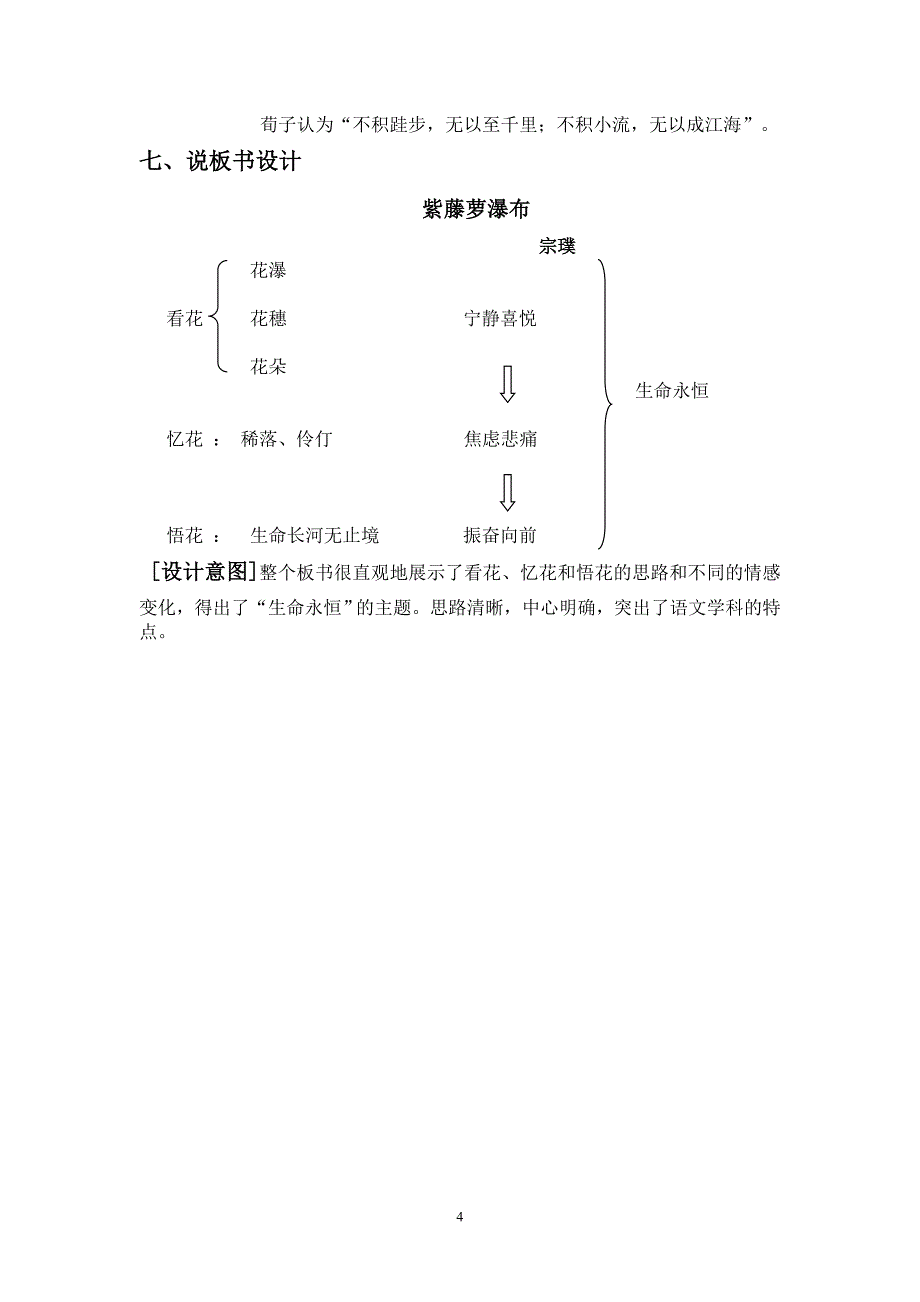 《紫藤萝瀑布》说课稿66666666_第4页