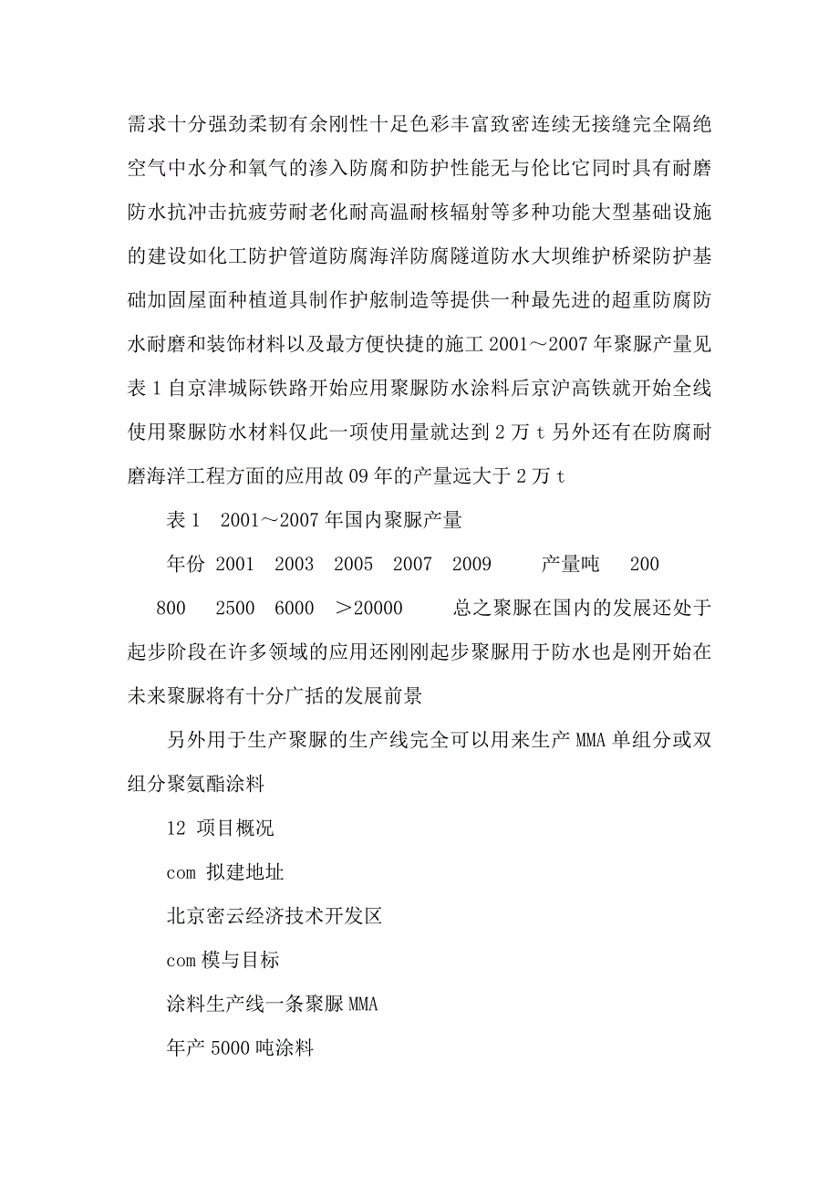 年产5000吨涂料生产线项目投资申请报告（可编辑）_第2页