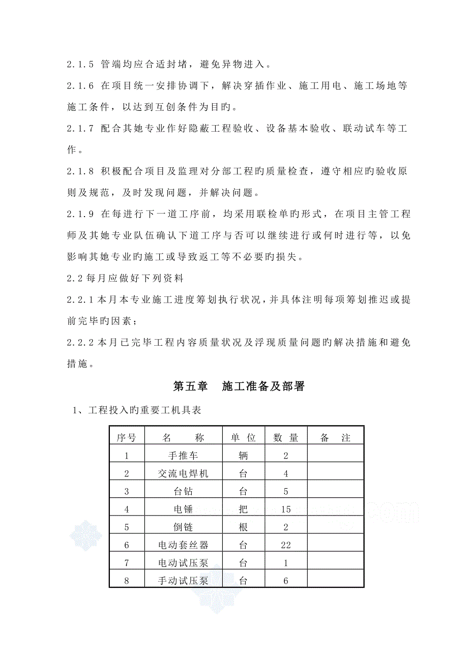 建设大厦水暖综合施工专题方案_第3页