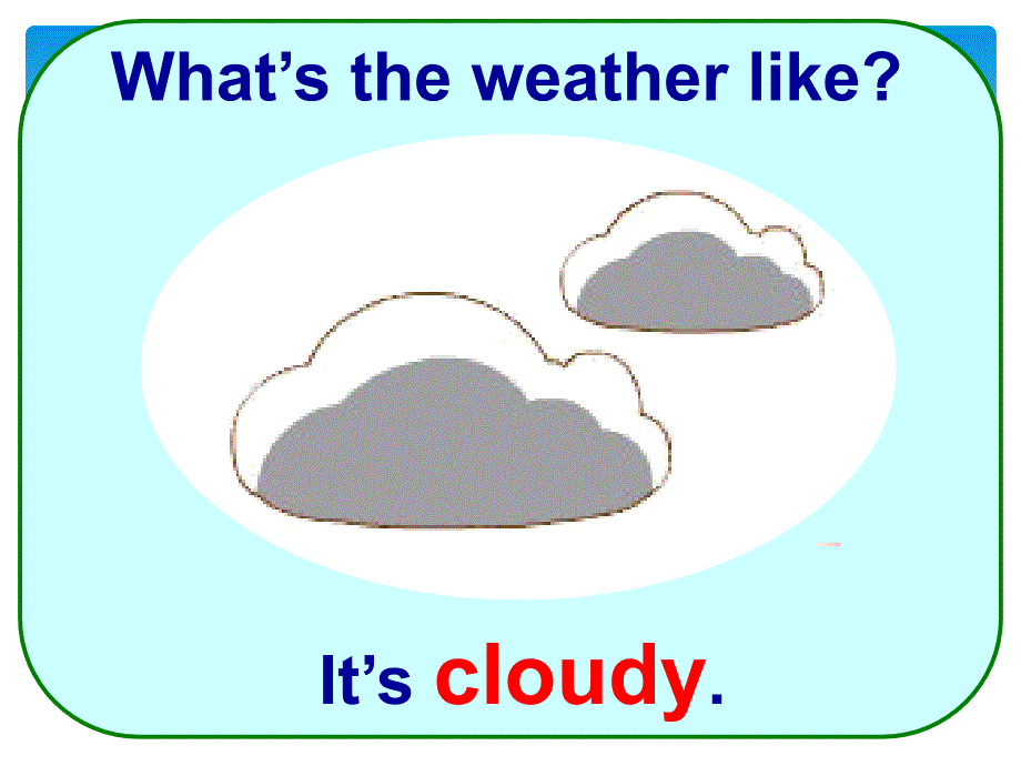 新起点二年级下册Unit2Weather_第4页