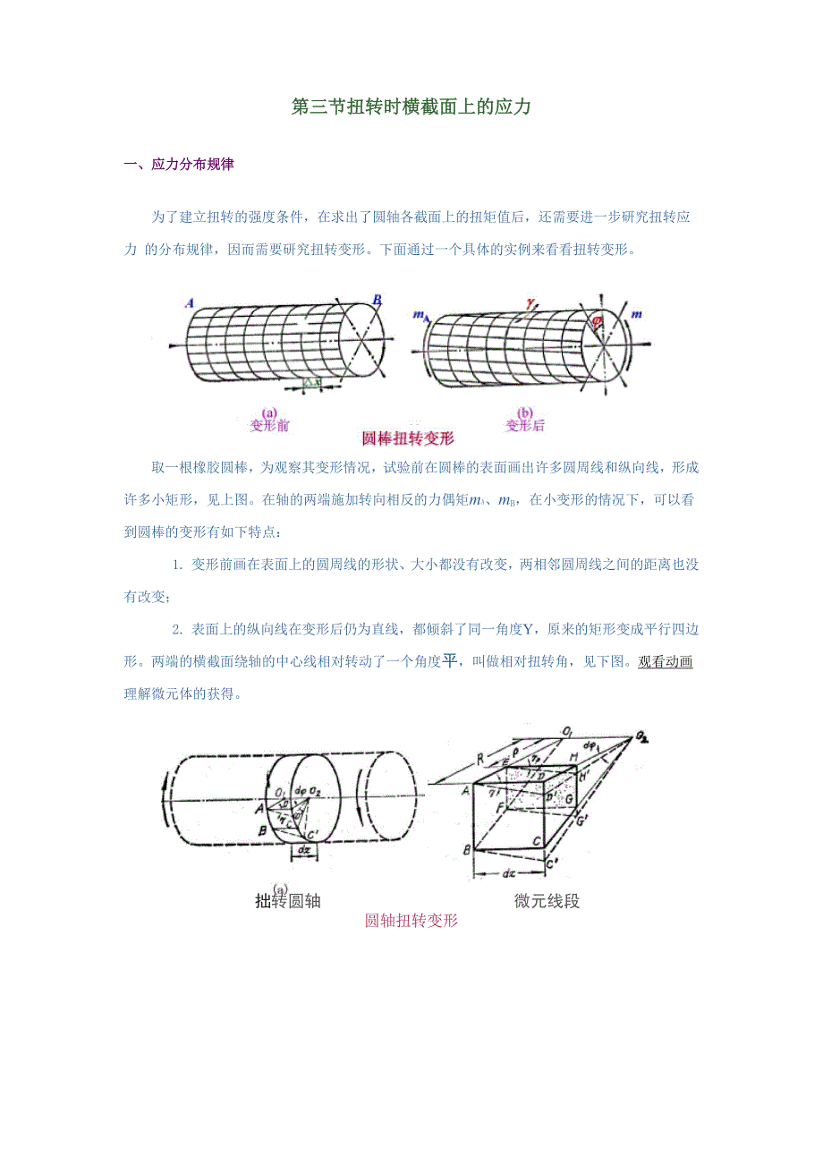 扭转时横截面上的应力_第1页