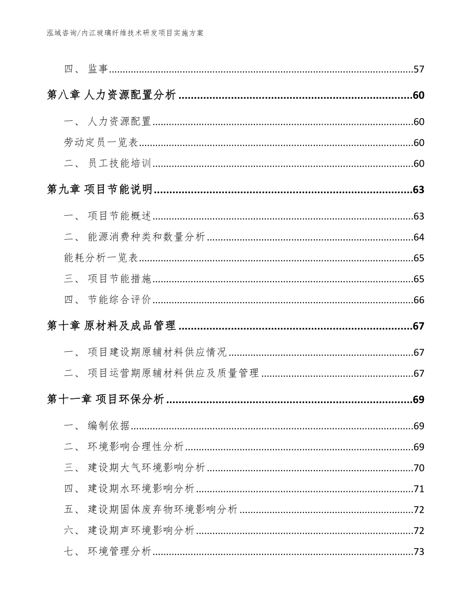 内江玻璃纤维技术研发项目实施方案_模板范文_第4页