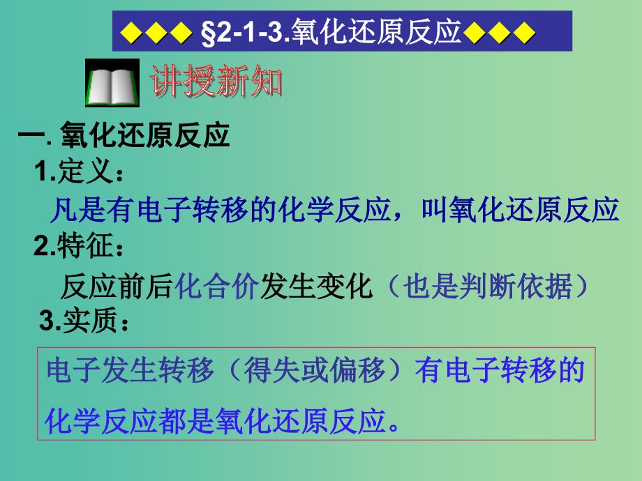 高中化学 2.1.3 氧化还原反应课件 苏教版必修1.ppt_第4页