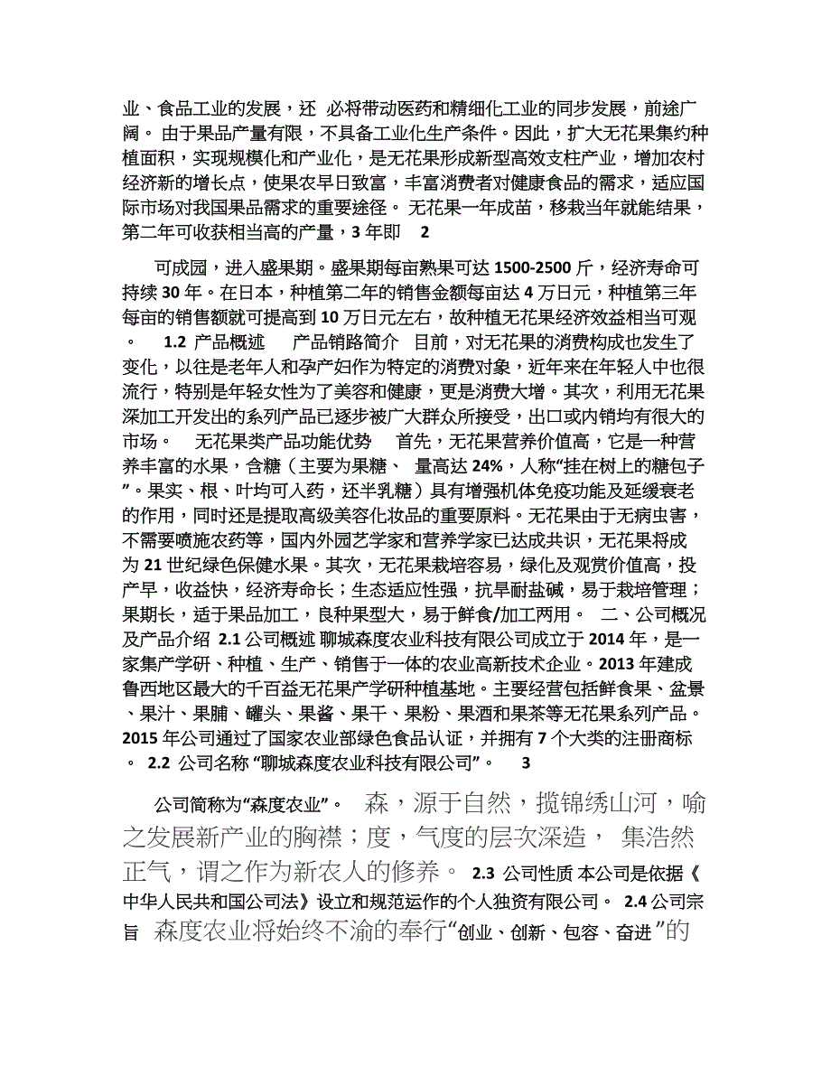 无花果项目商业计划书.doc_第2页