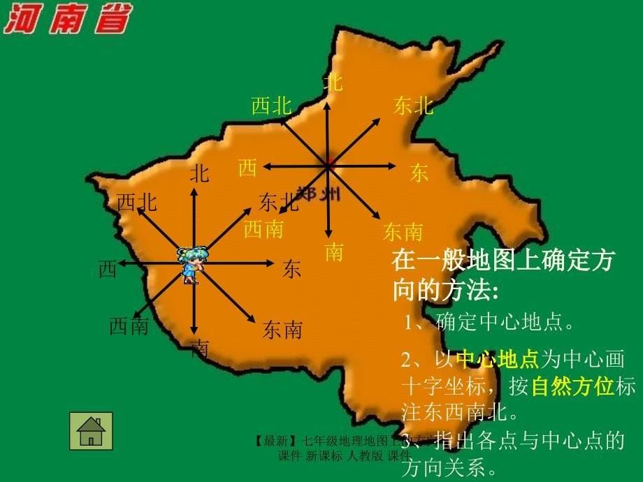 最新七年级地理地图上的方向课件新课标人教版课件_第5页