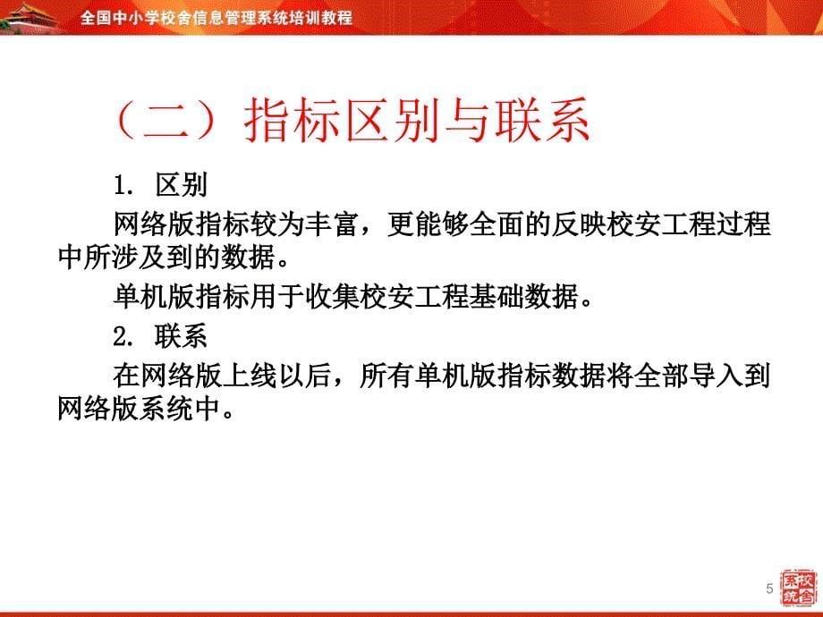 全国中小学校舍信息管理系统培训教程课件_第5页