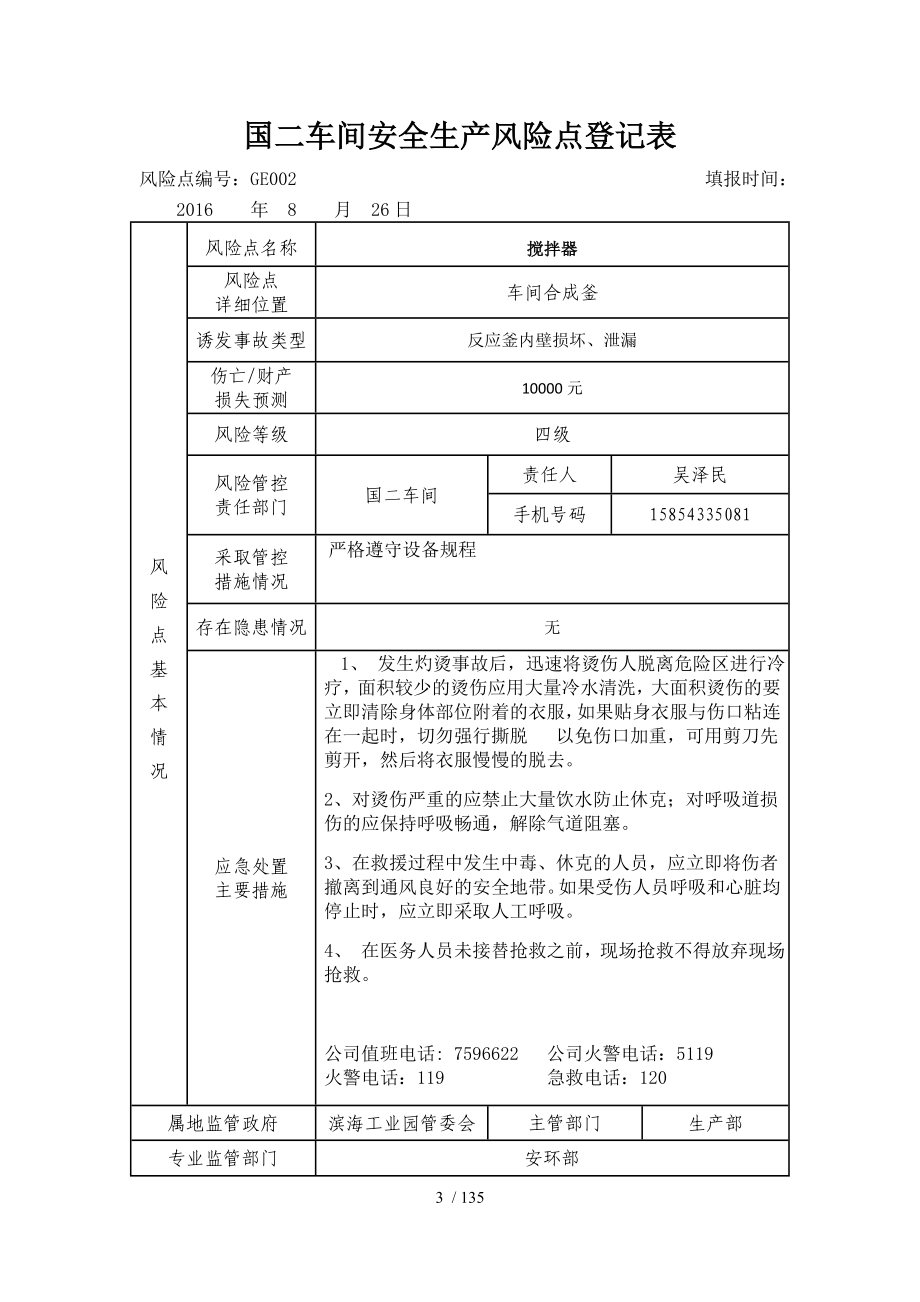 车间安全生产风险点登记表.docx_第3页