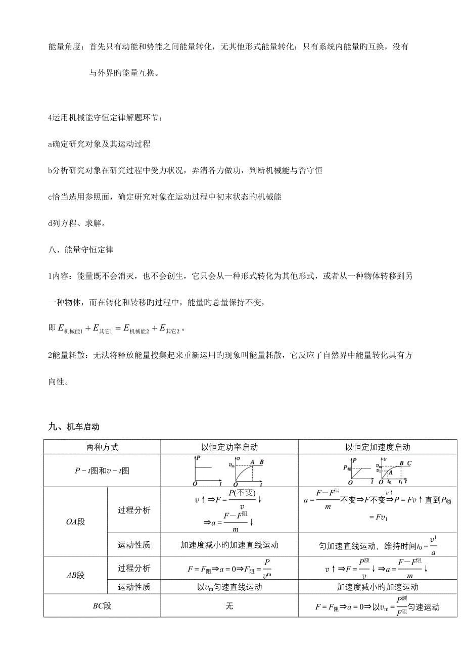 2023年高中物理机械能单元知识点总结很全面.doc_第5页