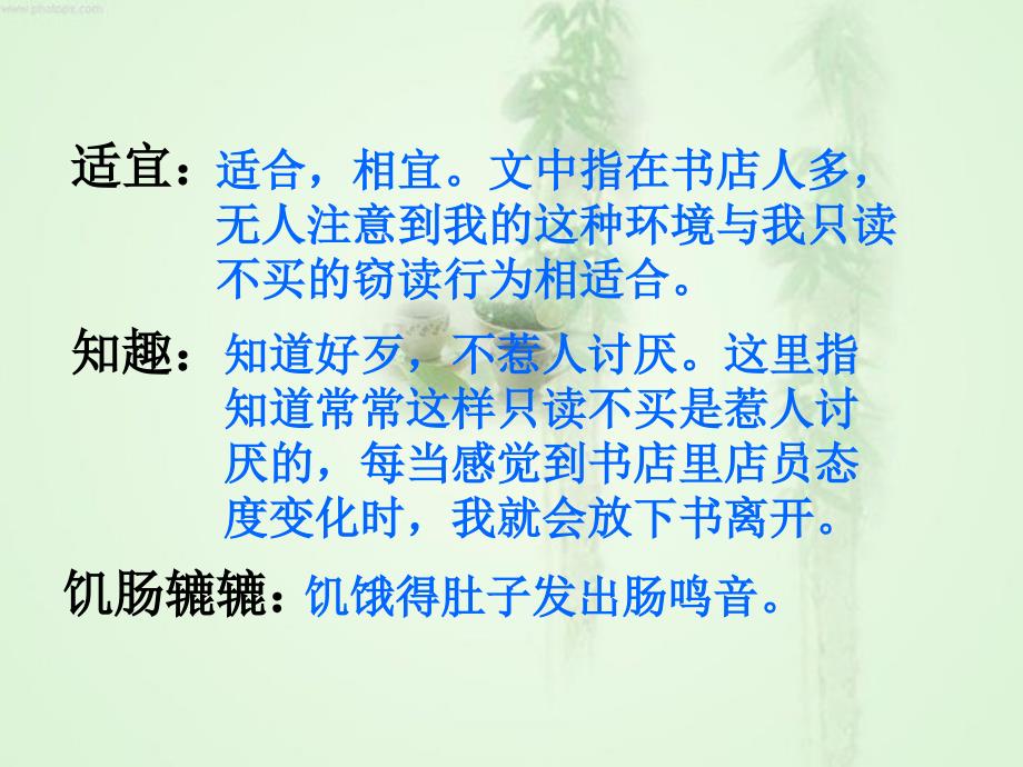 鲁教版四年级语文下册窃读记PPT课件_第4页