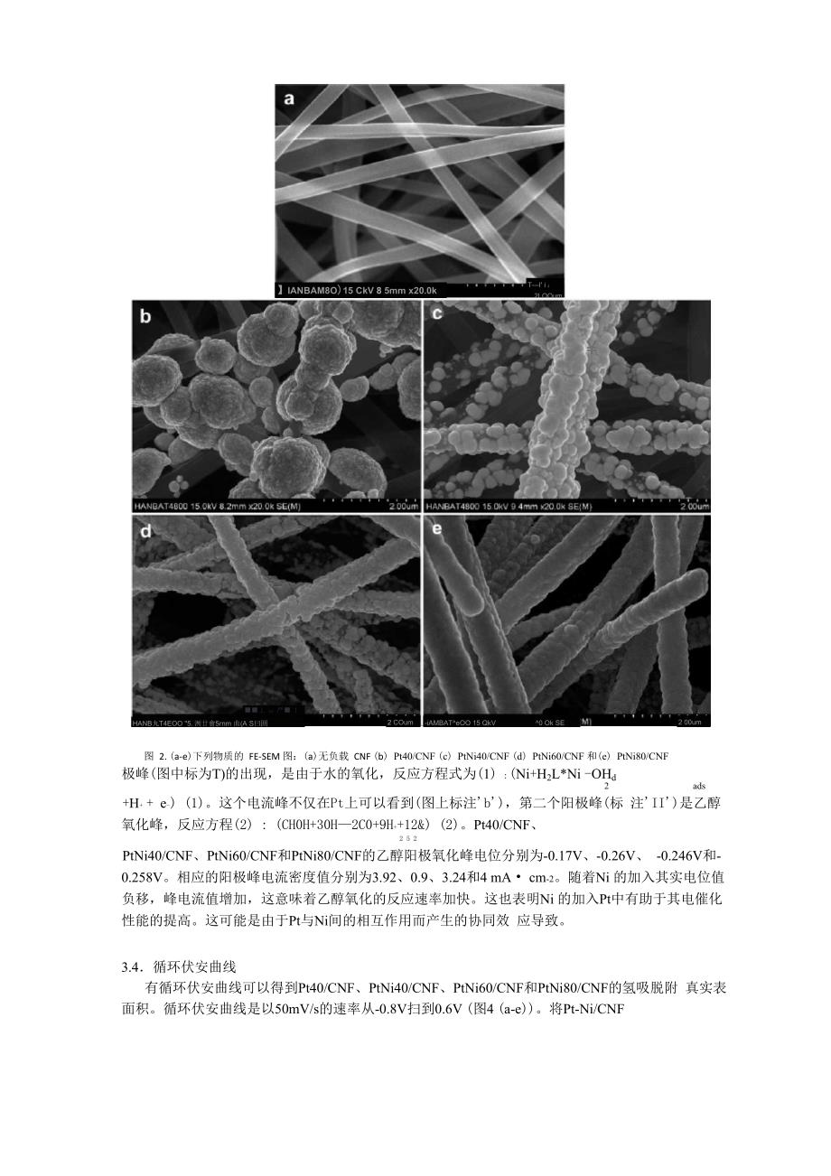 碳纳米纤维负载Pt_第4页