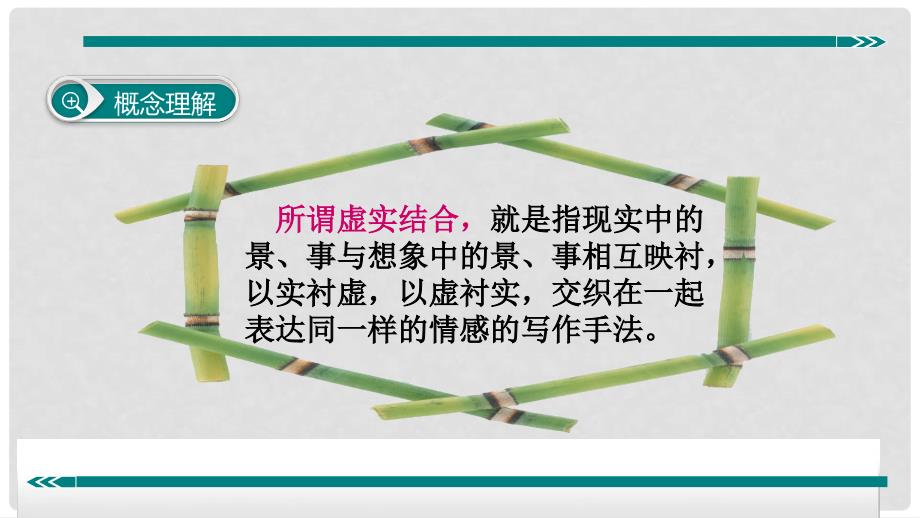 七年级语文上册 阅读考点精讲 记叙文 表现方法之虚实结合课件 新人教版_第3页