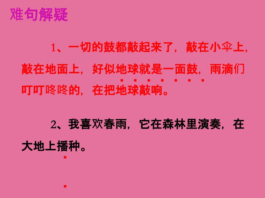 三年级下册语文1天的小雨滴滴滴5语文S版ppt课件_第4页