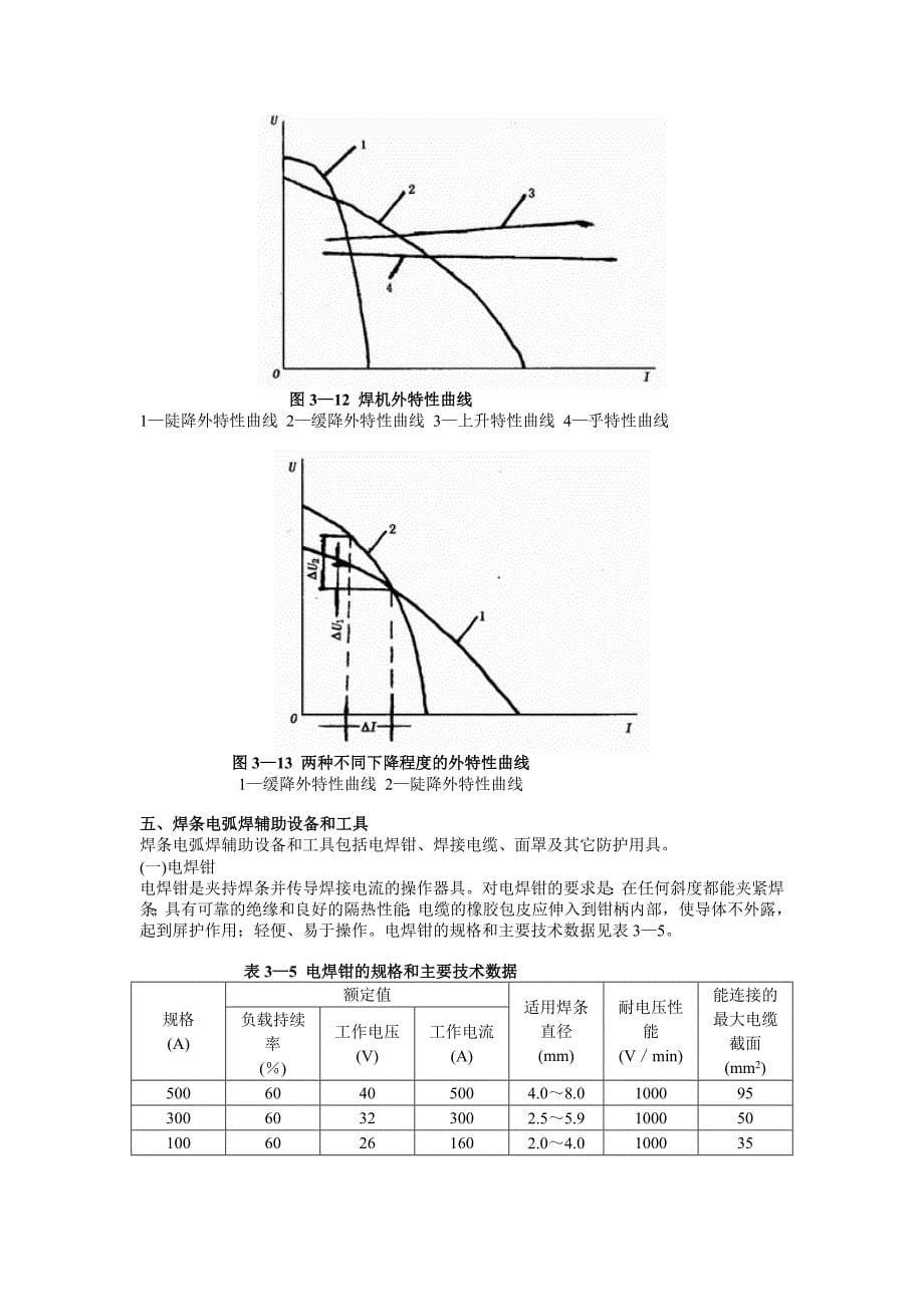 认证考试第三节 焊条电弧焊与电弧切割装备的基础结构和任务道理_第5页