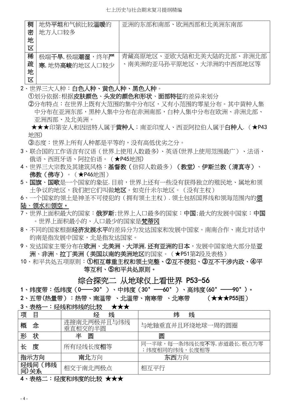 七上历史与社会期末复习提纲精编.docx_第5页