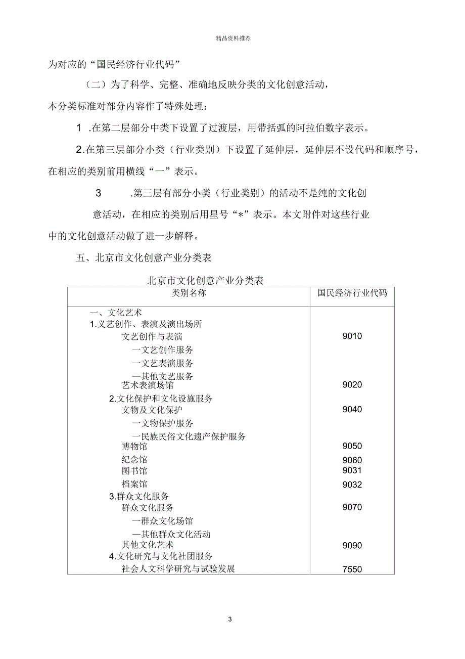 北京市文化创意产业分类标准_第3页