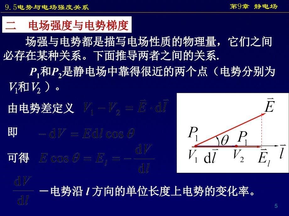 9.5电势与电场强度的关系_第5页