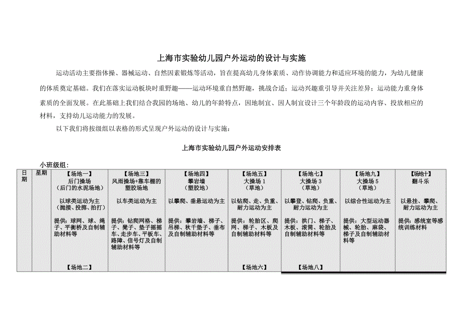 上海市实验幼儿园户外运动的设计与实施.doc_第1页