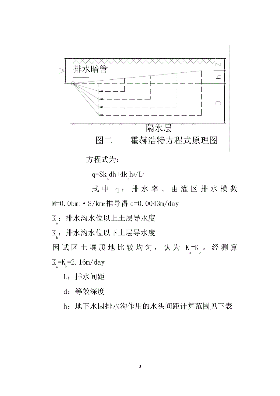 暗管排水设计中几个参数的确定方法_第3页