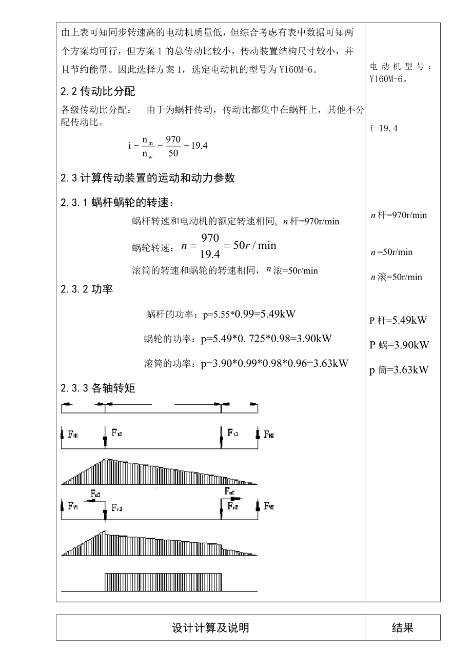 机械设计课程设计-一级涡轮蜗杆减速器设计说明书.doc_第4页