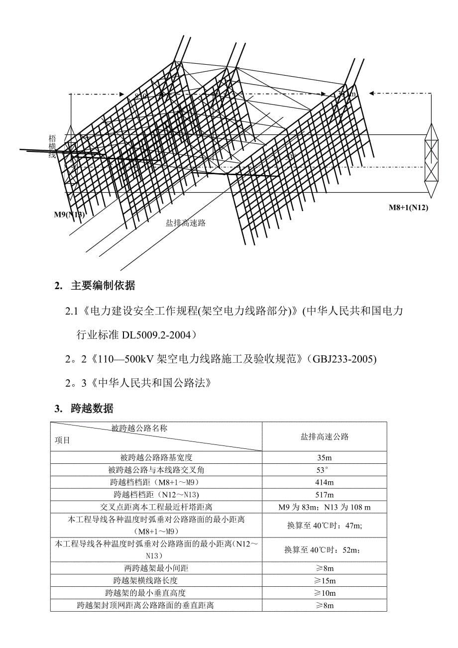 【建筑施工方案】盐排高速跨越施工方案_第5页