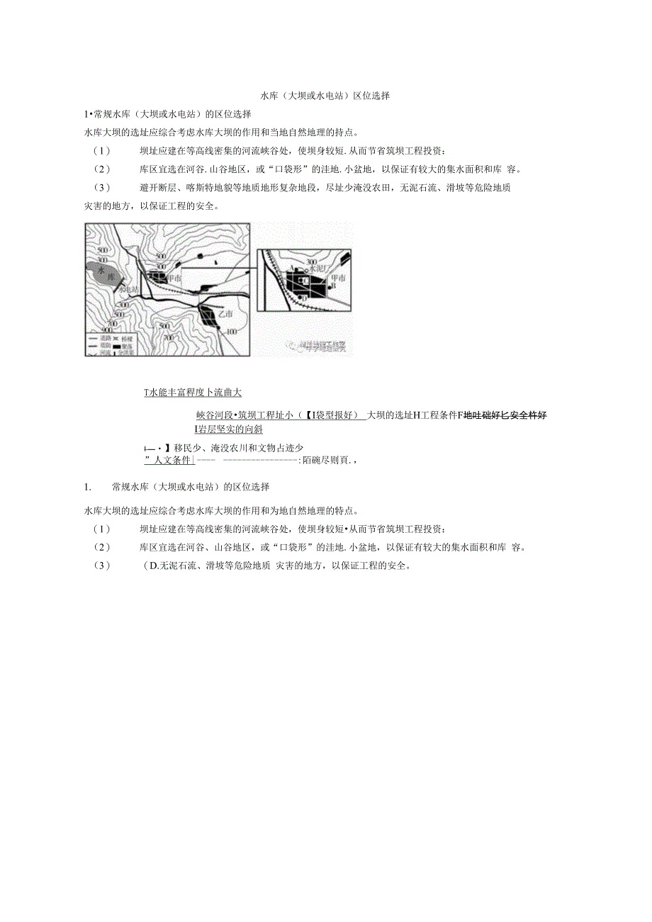 大坝河堤水库及其影响_第1页