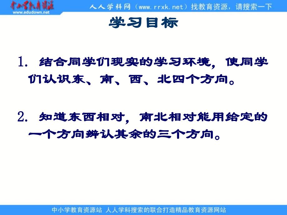 人教课标三下认识东南西北_第2页