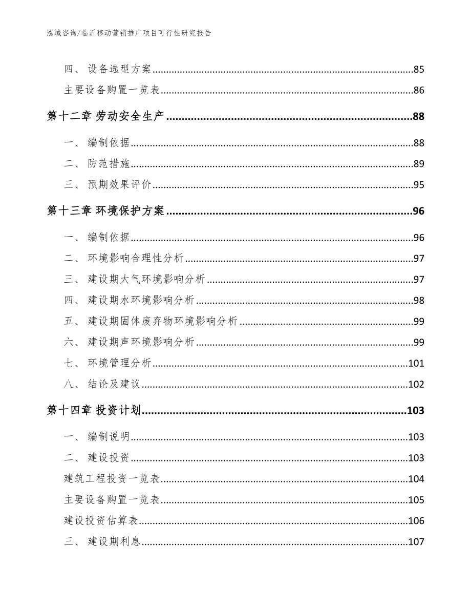 临沂移动营销推广项目可行性研究报告【参考模板】_第5页