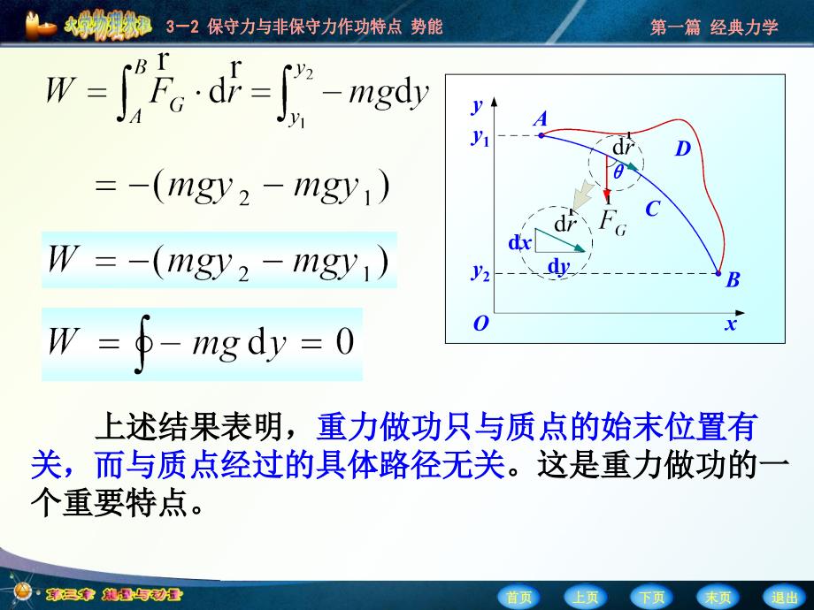 保守力与非保守力做功特点势能ppt课件_第4页